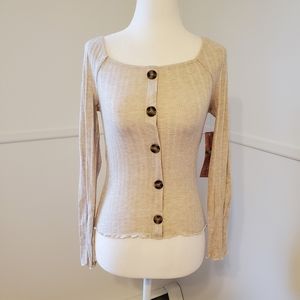 NWT Almost Famous long sleeve top